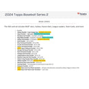 2024 Topps Series 2 Baseball Retail Display Box