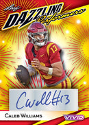 2024 Leaf Vivid Football Hobby Trading Card Box 5 Autographs